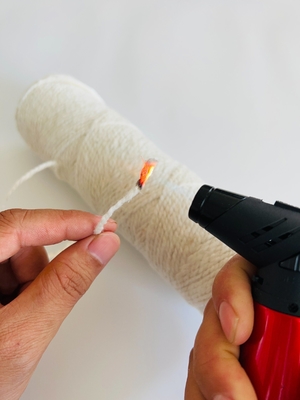 Corda torcida de fibra cerâmica refratária resistente a altas temperaturas para necessidades personalizadas