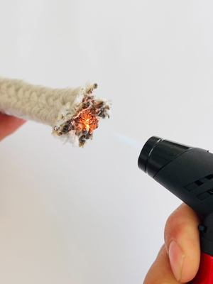 Corda resistente ao fogo de fibra cerâmica com 1260 e design personalizado no mercado