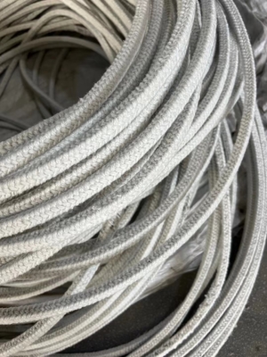 Cabos de vedação térmica de caldeiras de cerâmica branca com técnica de fabricação de tapete de seda a vapor