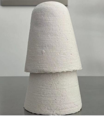 Dimensões personalizadas Selo fundido para alumínio suave Fibra cerâmica refratária Toque Cone