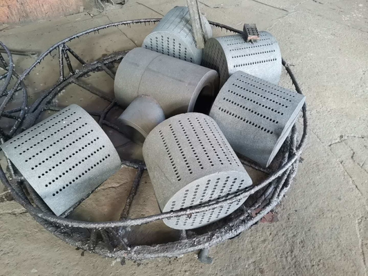 Bloco de trocador de calor industrial pequeno de grafite moldeado para indústrias de morfologia de cristais