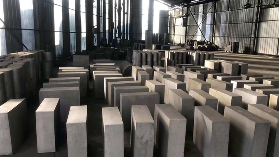 Alta densidade de pureza 1,78 1,85 1,91 g/cm3 Grafite artificial isostático moldeado para moldes