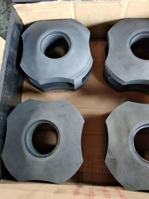 Desgaseamento do rotor de grafite de porosidade de 8% para fundição de alumínio melhorada e personalizada