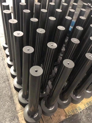 Formas de grafite de engrenagem hexagonal redonda quadrada de grau industrial para fundição contínua de latão