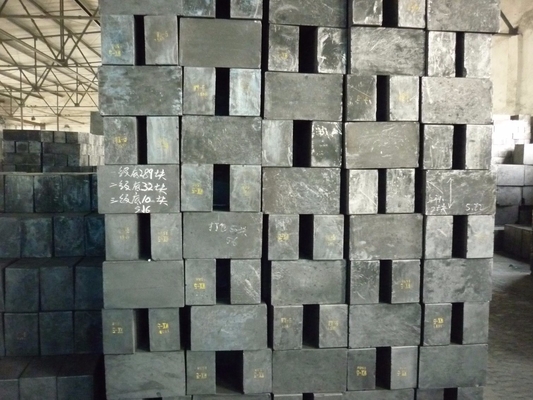 Grau industrial 100% carbono moldado bloco de grafite de 1,80g para diferentes tamanhos