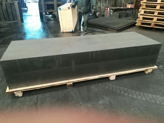 Grafite moldeado de forma industrial 1,75 g/cm3 Bloco de grafite 740*400*2300mm