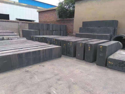 Grafite moldeado de forma industrial 1,75 g/cm3 Bloco de grafite 740*400*2300mm