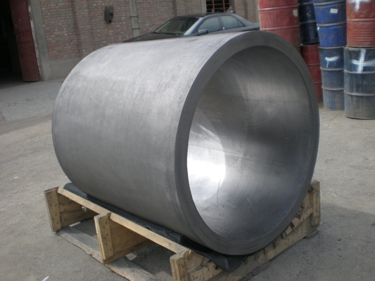 Tubo redondo de grafite de forno a vácuo GRT-40 com 100% de carbono e material
