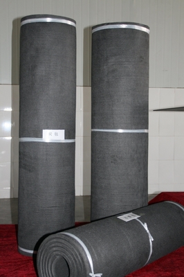 Grafite isostático de grau industrial, feltro de grafite à base de viscose para altas temperaturas