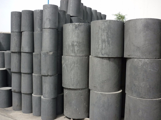 Rodas de grafite de grau industrial de tamanho personalizado e forma moldada para alta pureza