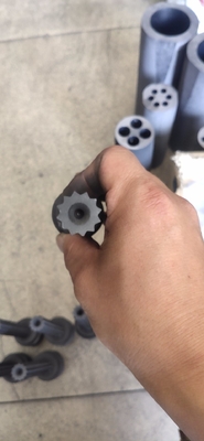 Engrenagem de grafite hexagonal para fundição de barras de latão de acordo com o desenho do cliente