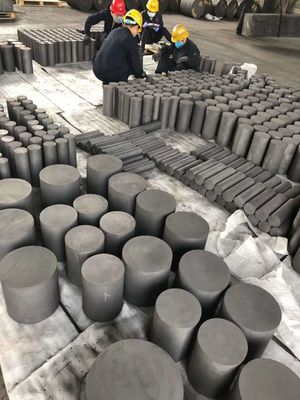 Forro de grafite de engrenagem hexagonal redonda quadrada para barra contínua horizontal de grau industrial