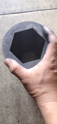 Dentro muito suavemente Riser casaco de água peeling molde para redondo quadrado hexagonal grafite