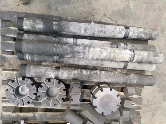 Rotor de grafite extrudido de grafite para produção de alumínio e morfologia de cristais