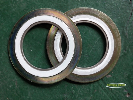 Segmentação de flange simplificada com desempenho de temperatura de jantes de grafite puro expandido
