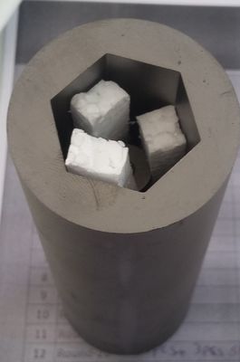 Molde de grafite redondo quadrado-hexagonal de qualidade industrial para fundição de latão/cobre/bronce