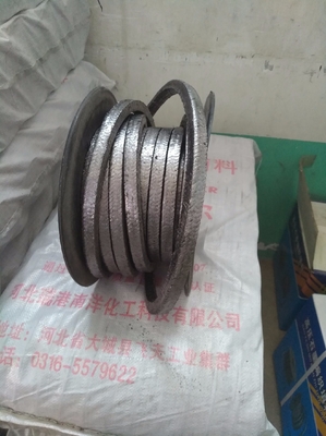 Embalagem em PTFE de grafite com cantos de fibra de Kevlar para atender às exigências do cliente