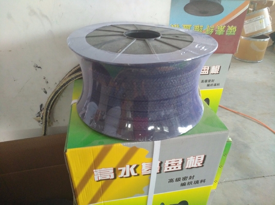 Embalagem em PTFE de grafite com cantos de fibra de Kevlar para atender às exigências do cliente