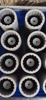 Molde de engrenagem de grafite moldado para barra de latão/tubo profissional redondo quadrado forma hexagonal