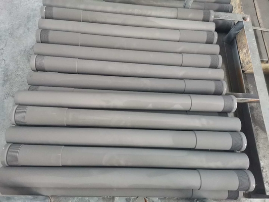 Rotor e eixo 100% de grafite de carbono para fundição de alumínio de durabilidade personalizada