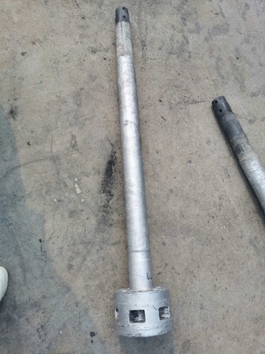 Rotor e eixo 100% de grafite de carbono para fundição de alumínio de durabilidade personalizada