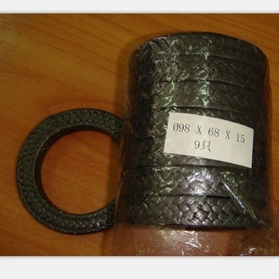 Embalagens em PTFE de grafite preta de alta resistência com especificações normalizadas