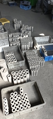 Customização de moldes redondos quadrados e hexagonais de grafite para fundição industrial