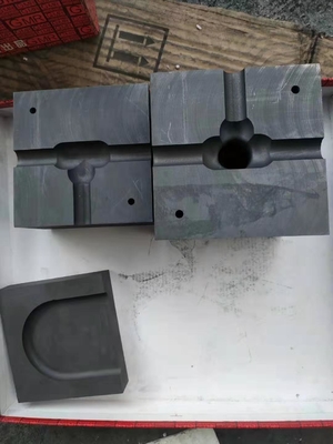 Molde de grafite personalizado de alta densidade de grau industrial para formar grafite moldada