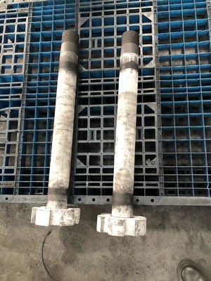 Rotor e eixo de grafite com revestimento anti-oxigénio para fusão de alumínio por injeção de gás DC-1.85