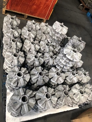 Rotor e eixo de grafite com revestimento anti-oxigénio para fusão de alumínio por injeção de gás DC-1.85
