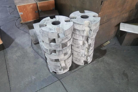 Resistência à oxidação Rotor e eixo de grafite Grau DC-1.85 por desenho