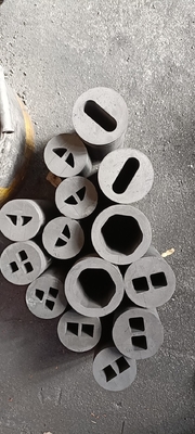 Um buraco Dois buracos Molde de grafite para fundição de latão Tamanho 5 mm a 140 mm Resistência 7-10 Ohm