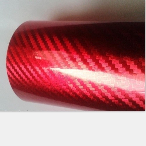 Envolvimento de automóveis Vinil 5D Fibra de Carbono Alta Brilhante 20m PVC Matérias-Primas para Corpo de Carro