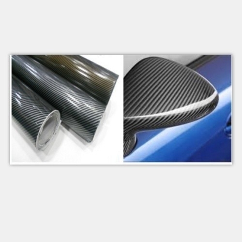 Fibra de carbono ultra brilhante 5D Branco 1.52*30m para motos de ponta