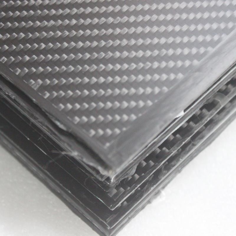 1mm 2mm 3mm Até 10mm Folha de fibra de carbono tecida 3k e personalização com suporte USD