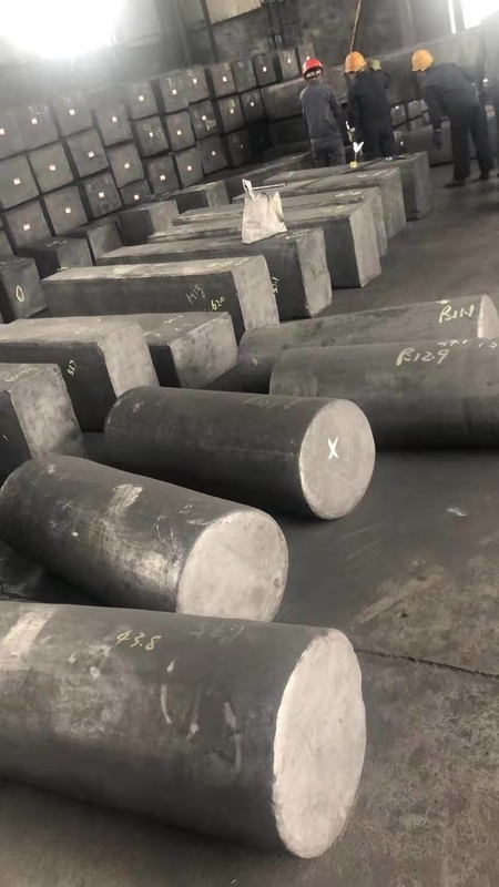 135 MPa resistência à compressão barra de grafite para produto de tamanho médio de grão