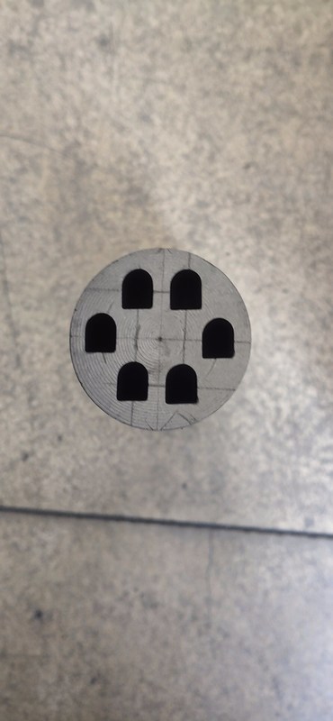 Grau Industrial Densidade 1,85 gcm Interior de revestimento Grafite para fundição de latão/cobre