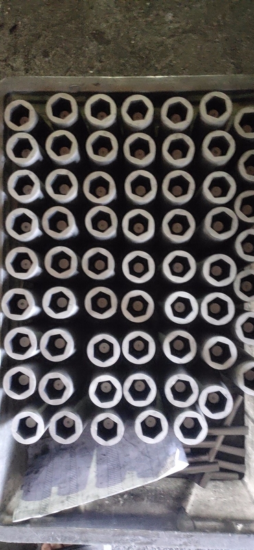 99% de alta densidade de carbono Quadrado redondo hexagonal de engrenagem Grafite molde para fundição de latão DC-1.89