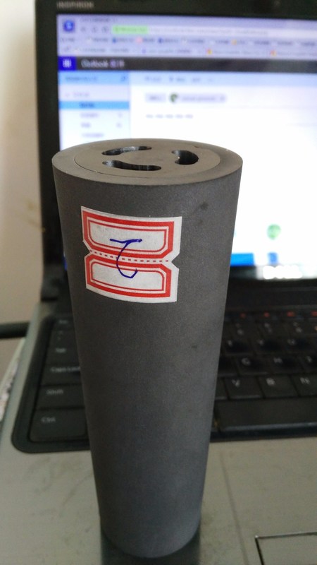 Molde de grafite para fundição de cobre 1,85 Densidade de massa 100% Composição de carbono