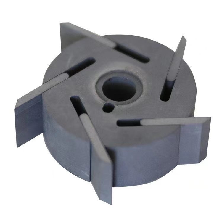 DC-1.85 Densidade 1.72 1.85 Rotor de grafite de carbono para grafite de alumínio extrudido