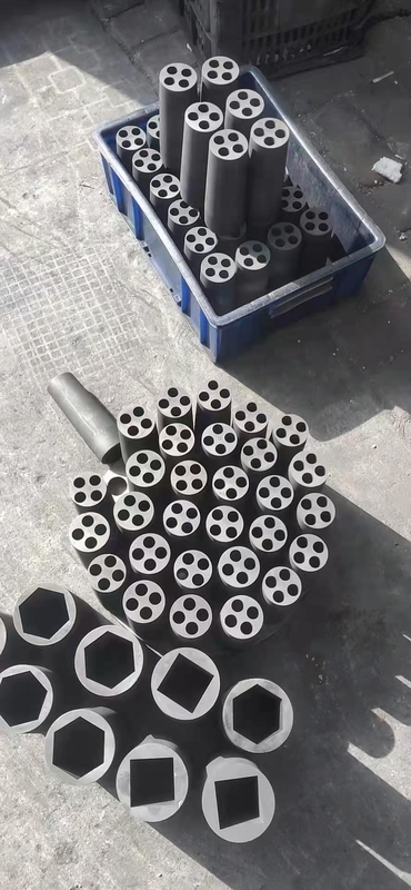Tecnologia de apoio Molde de grafite para barras redondas sólidas barras de bronze de fundição contínua